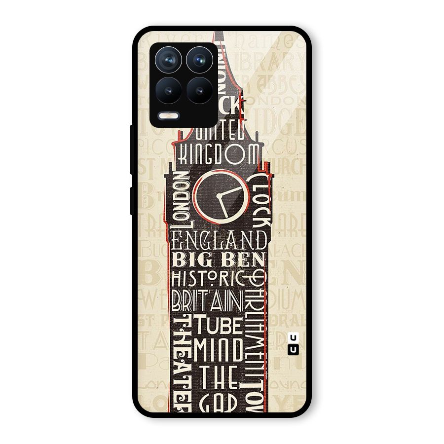 Cap City Design Glass Back Case for Realme 8 Pro