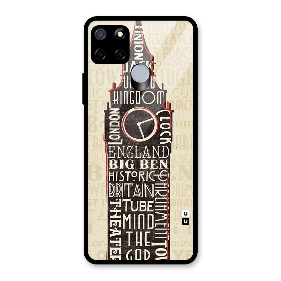 Cap City Design Glass Back Case for Realme C12