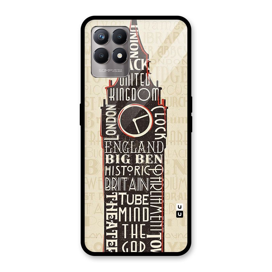 Cap City Design Glass Back Case for Realme Narzo 50