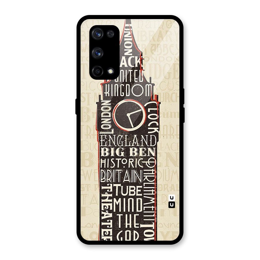 Cap City Design Glass Back Case for Realme X7 Pro