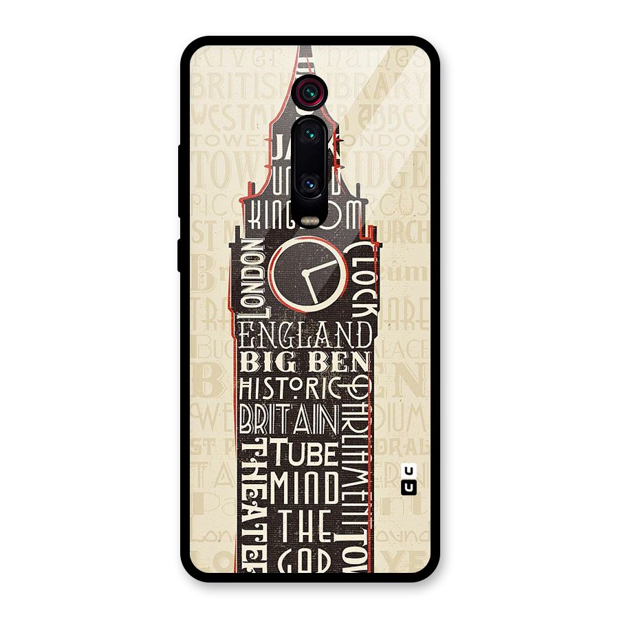 Cap City Design Glass Back Case for Redmi K20