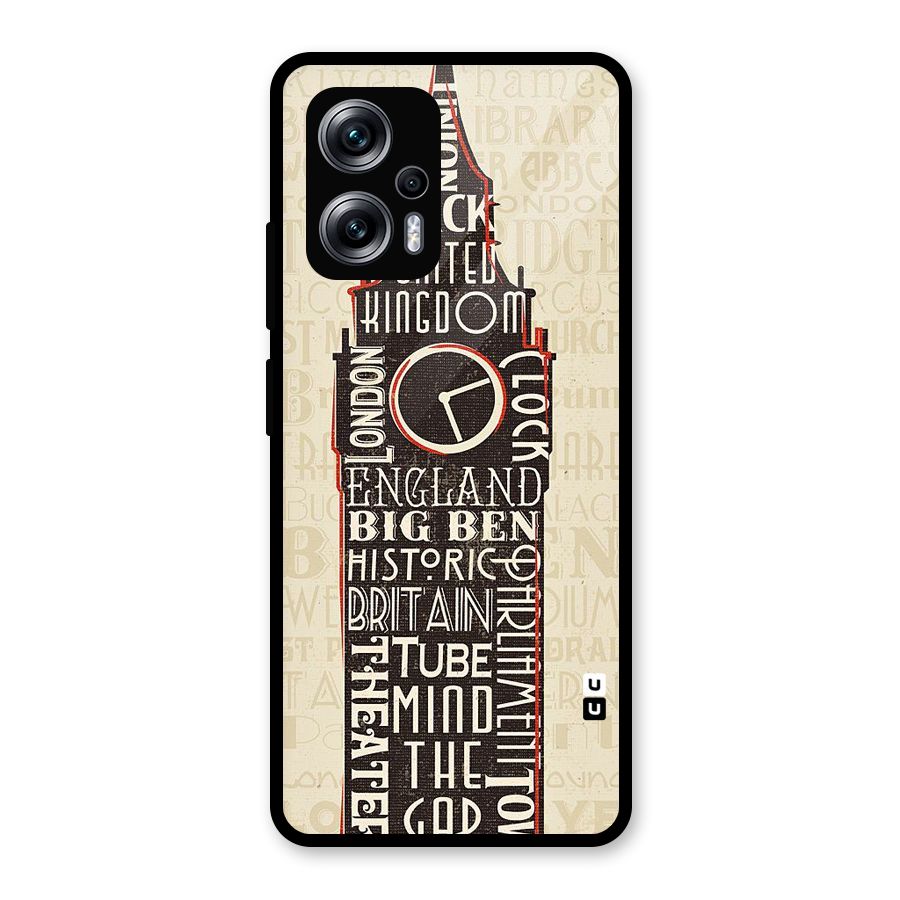 Cap City Design Glass Back Case for Redmi K50i