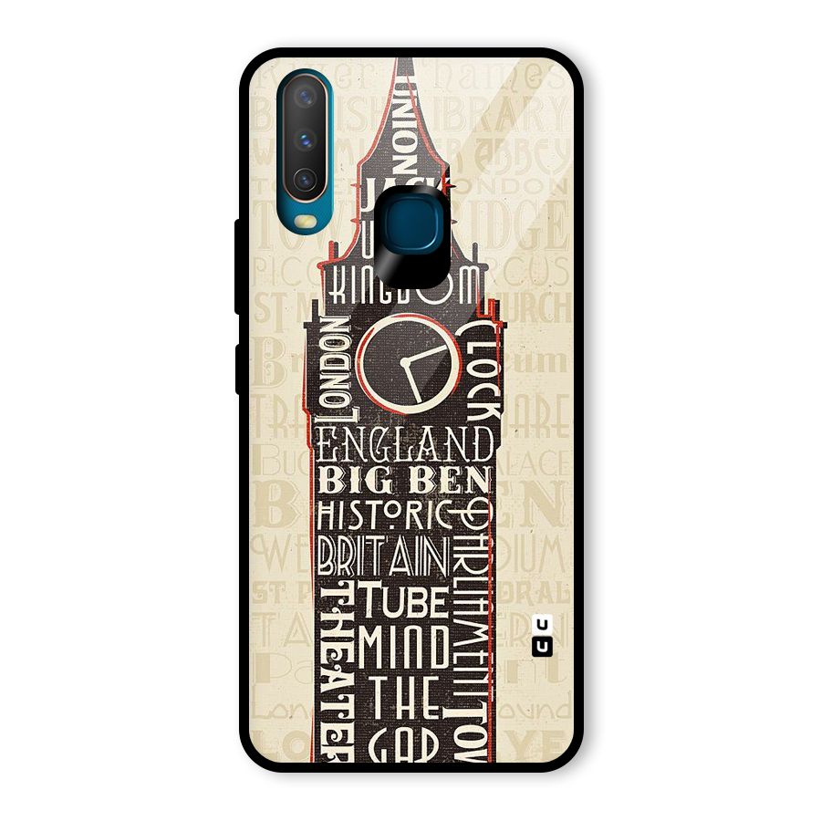 Cap City Design Glass Back Case for Vivo U10