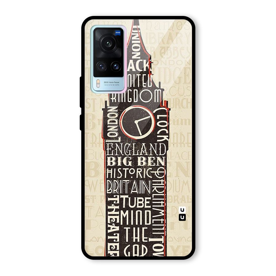 Cap City Design Glass Back Case for Vivo X60