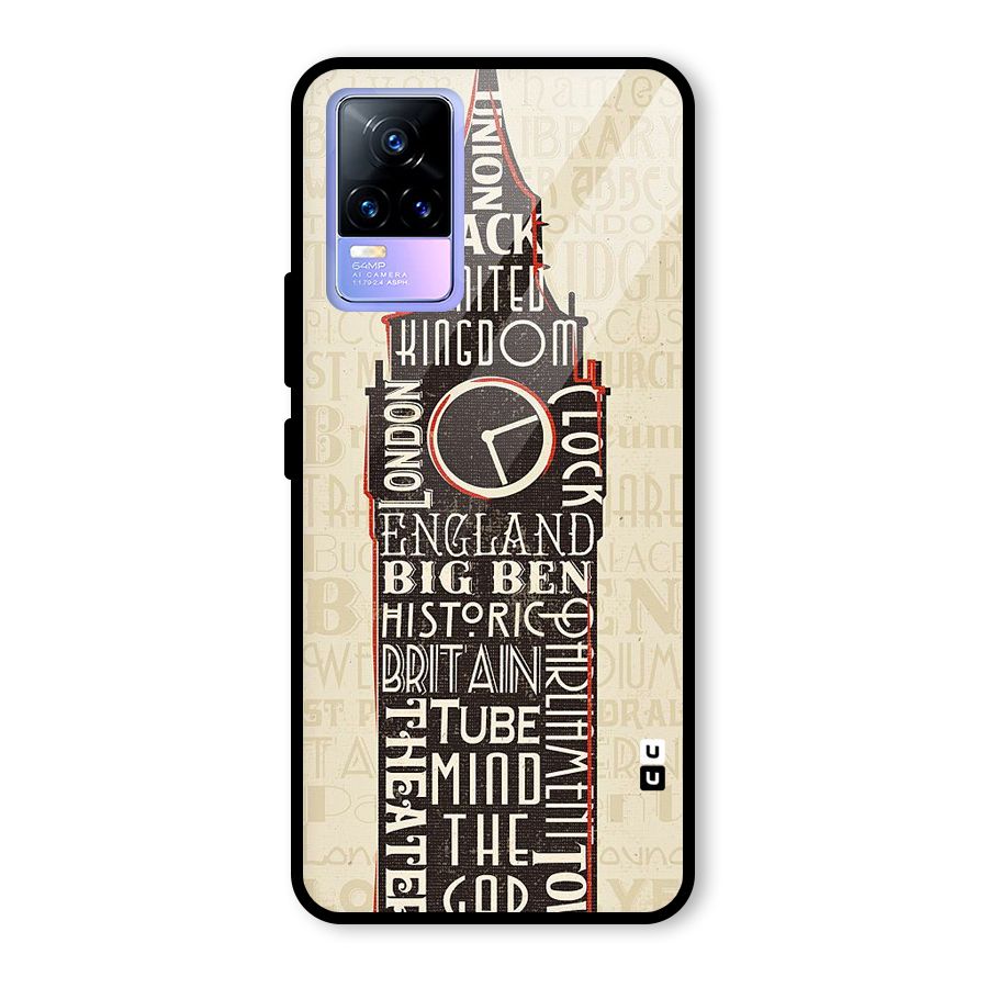 Cap City Design Glass Back Case for Vivo Y73