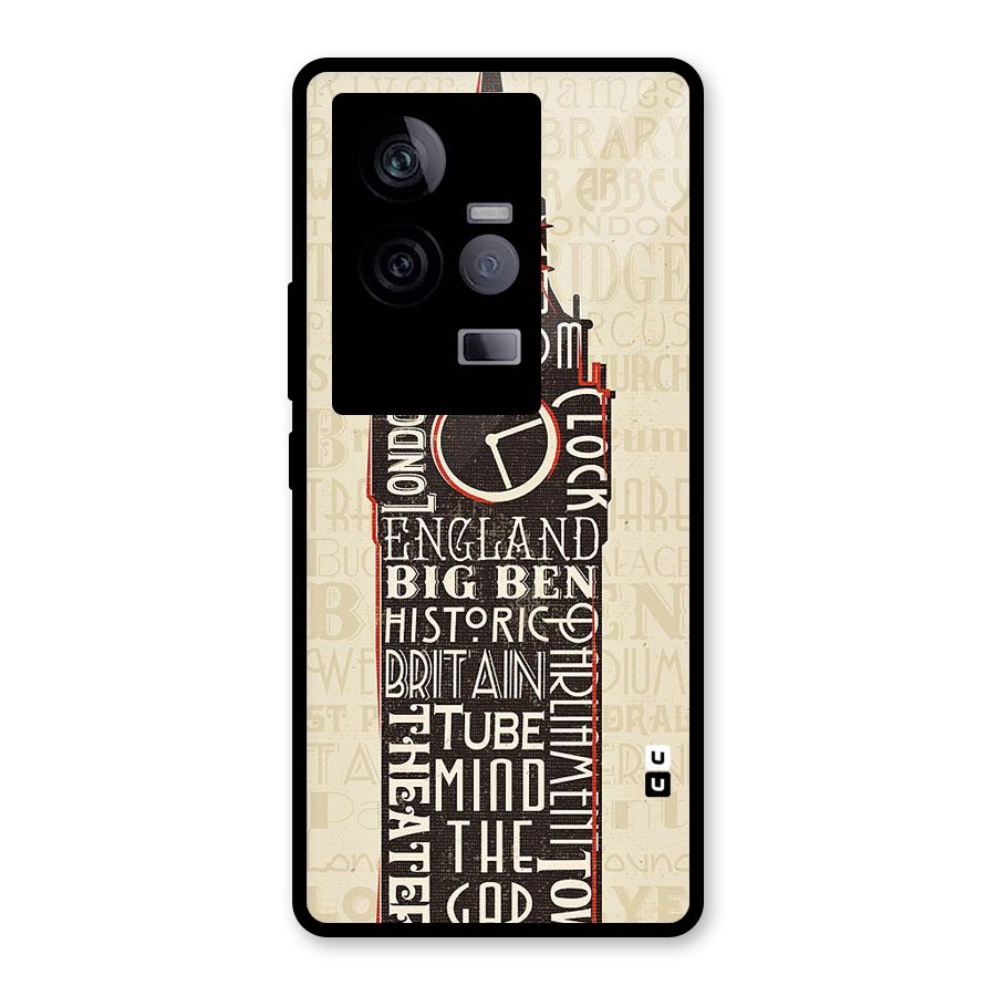 Cap City Design Glass Back Case for Vivo iQOO 11 5G