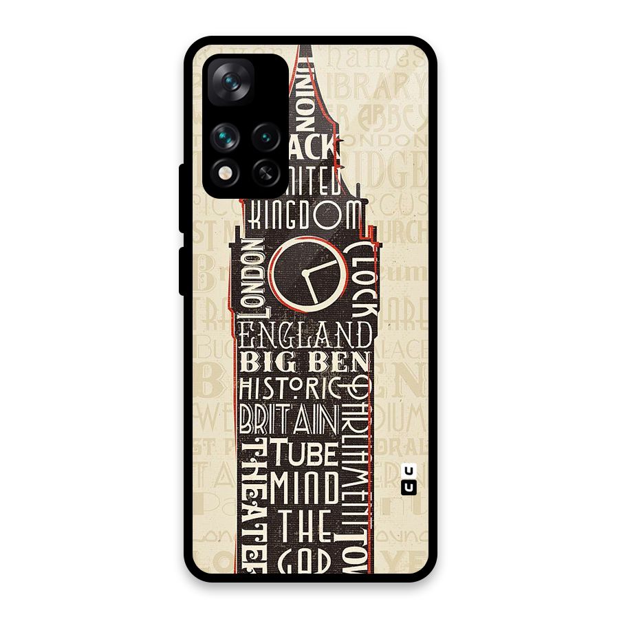 Cap City Design Glass Back Case for Xiaomi 11i HyperCharge 5G