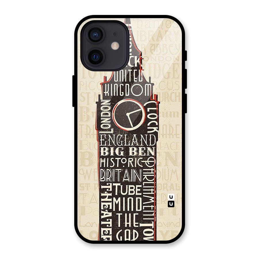 Cap City Design Glass Back Case for iPhone 12
