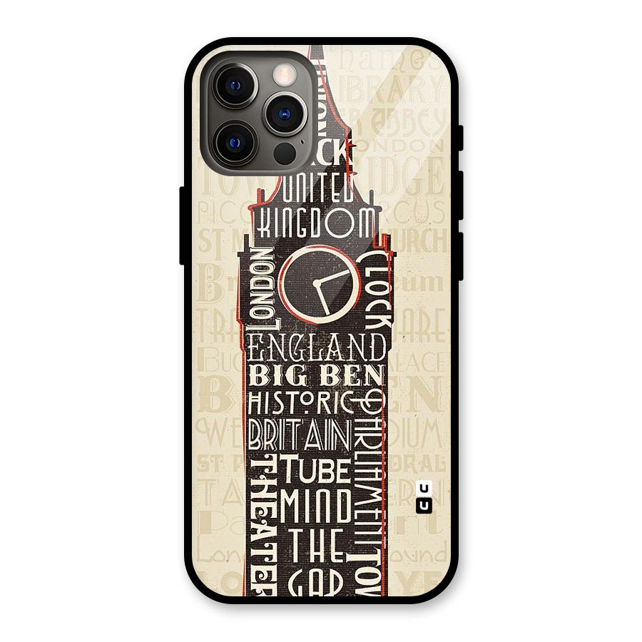 Cap City Design Glass Back Case for iPhone 12 Pro