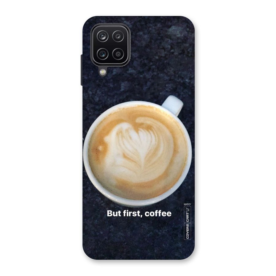 Cappuccino Coffee Back Case for Galaxy A12