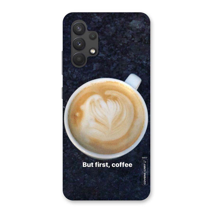 Cappuccino Coffee Back Case for Galaxy A32