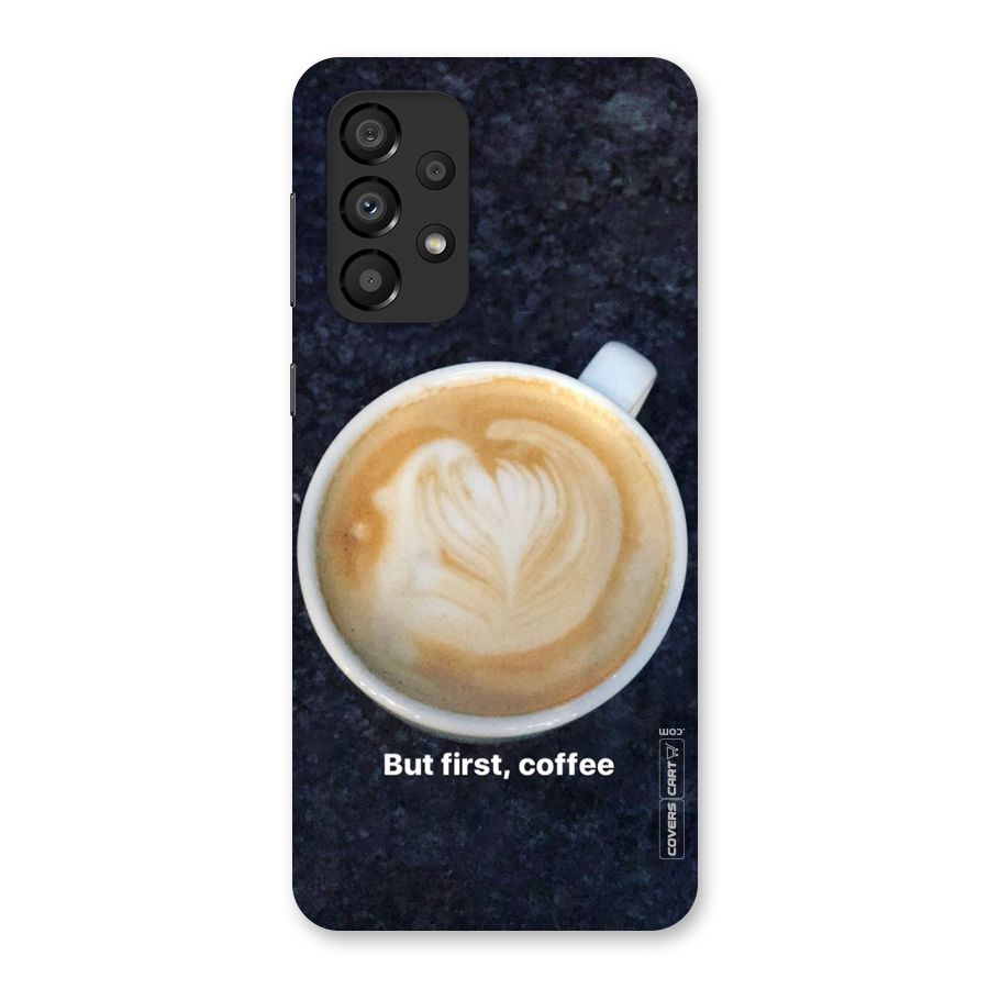 Cappuccino Coffee Back Case for Galaxy A33 5G
