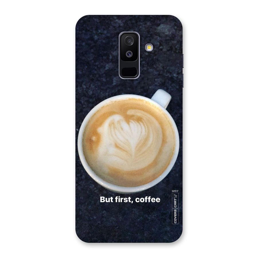 Cappuccino Coffee Back Case for Galaxy A6 Plus