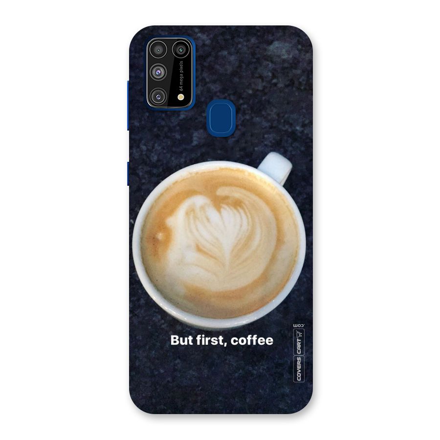 Cappuccino Coffee Back Case for Galaxy F41