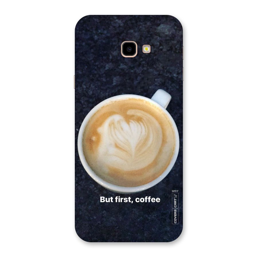 Cappuccino Coffee Back Case for Galaxy J4 Plus
