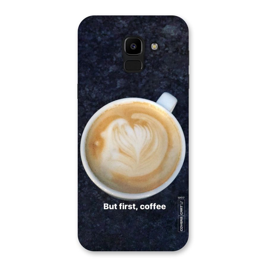 Cappuccino Coffee Back Case for Galaxy J6