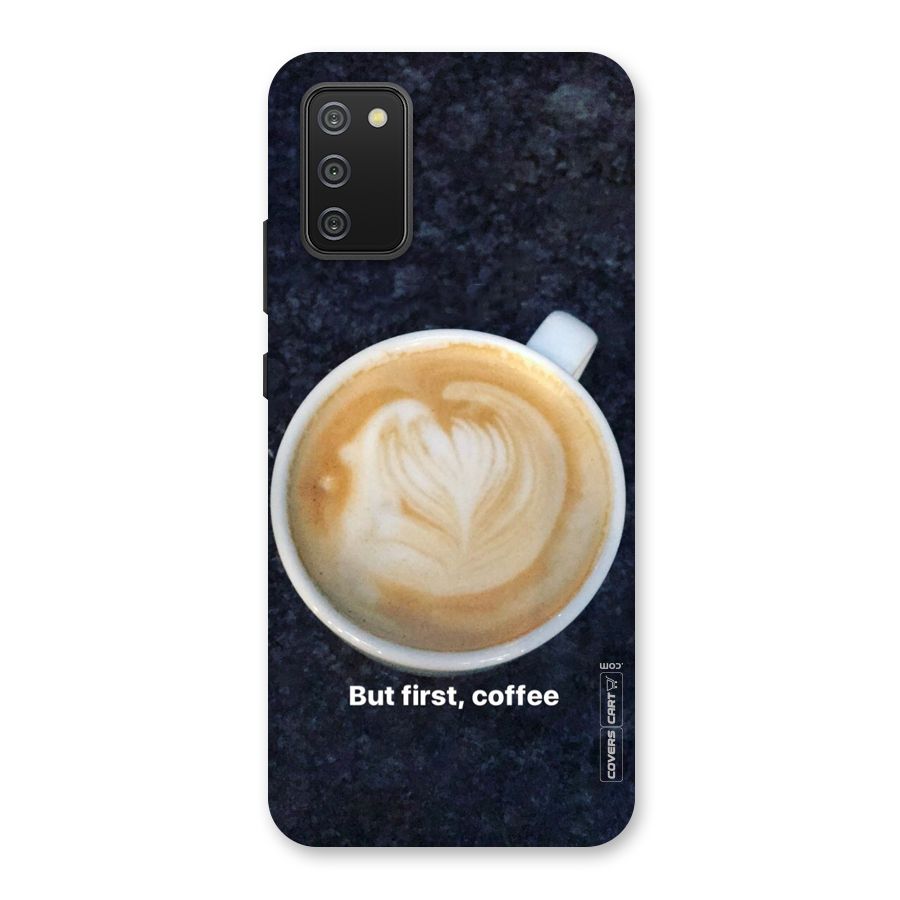 Cappuccino Coffee Back Case for Galaxy M02s