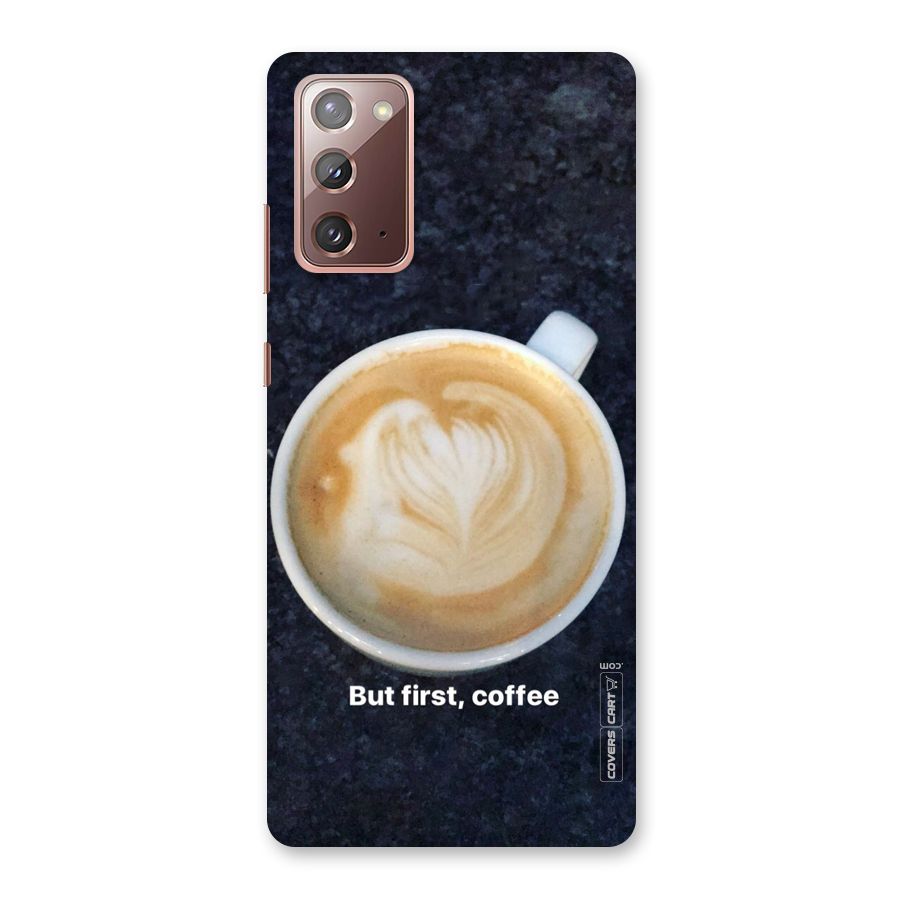 Cappuccino Coffee Back Case for Galaxy Note 20