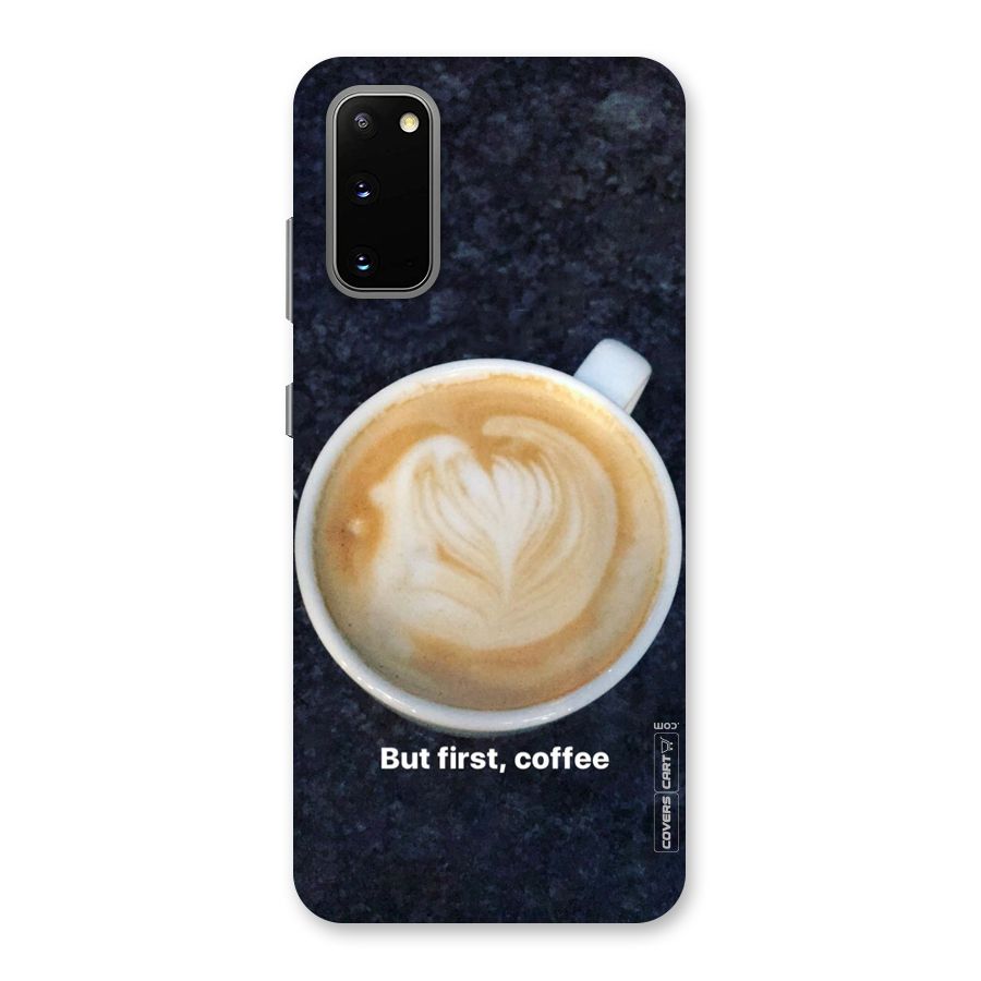 Cappuccino Coffee Back Case for Galaxy S20