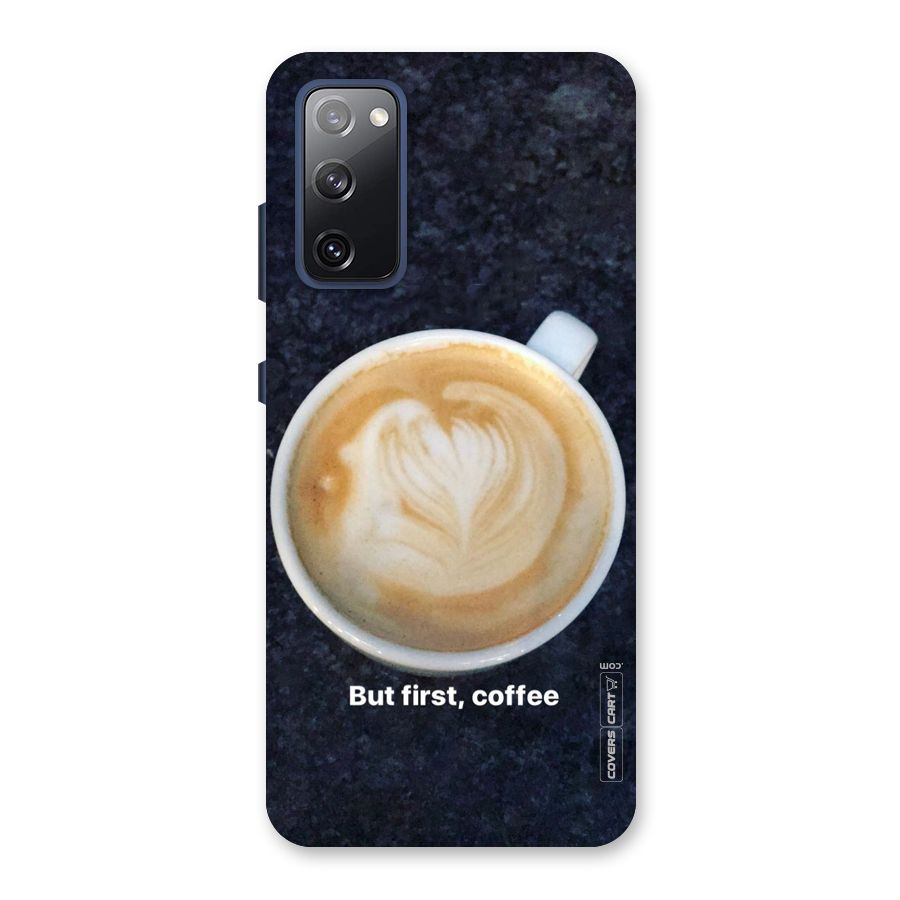 Cappuccino Coffee Back Case for Galaxy S20 FE