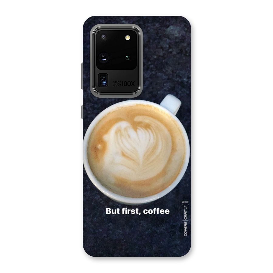 Cappuccino Coffee Back Case for Galaxy S20 Ultra