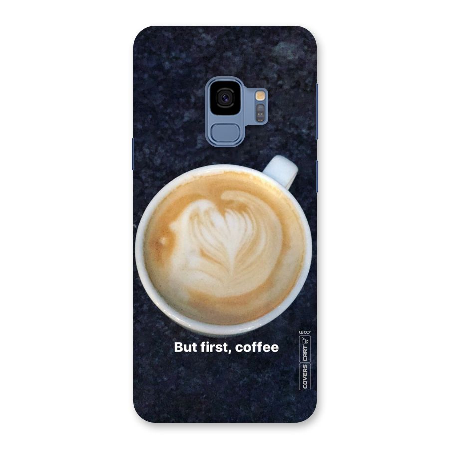 Cappuccino Coffee Back Case for Galaxy S9