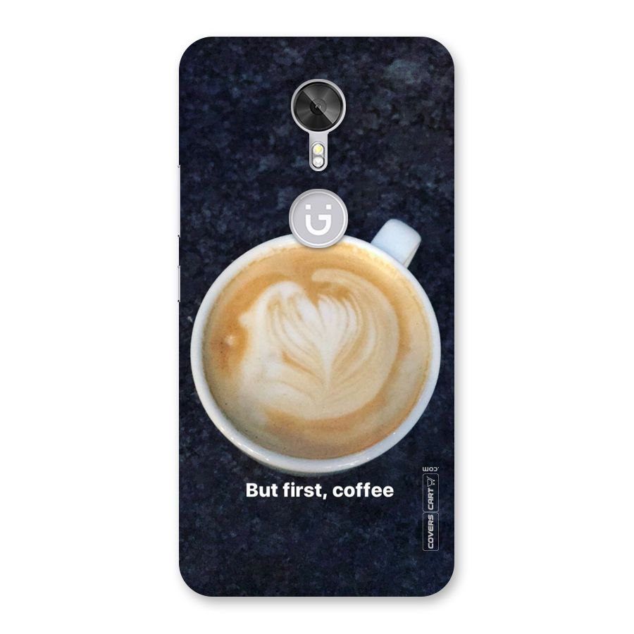 Cappuccino Coffee Back Case for Gionee A1