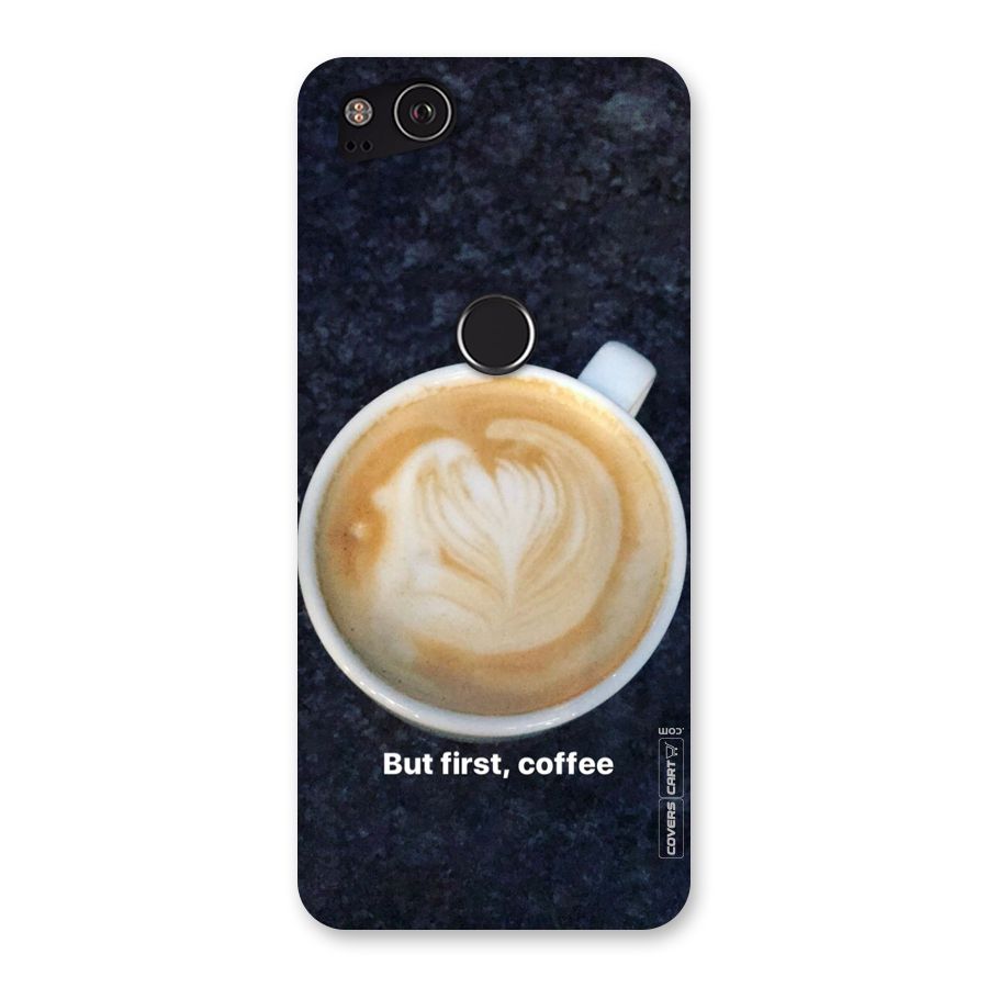 Cappuccino Coffee Back Case for Google Pixel 2