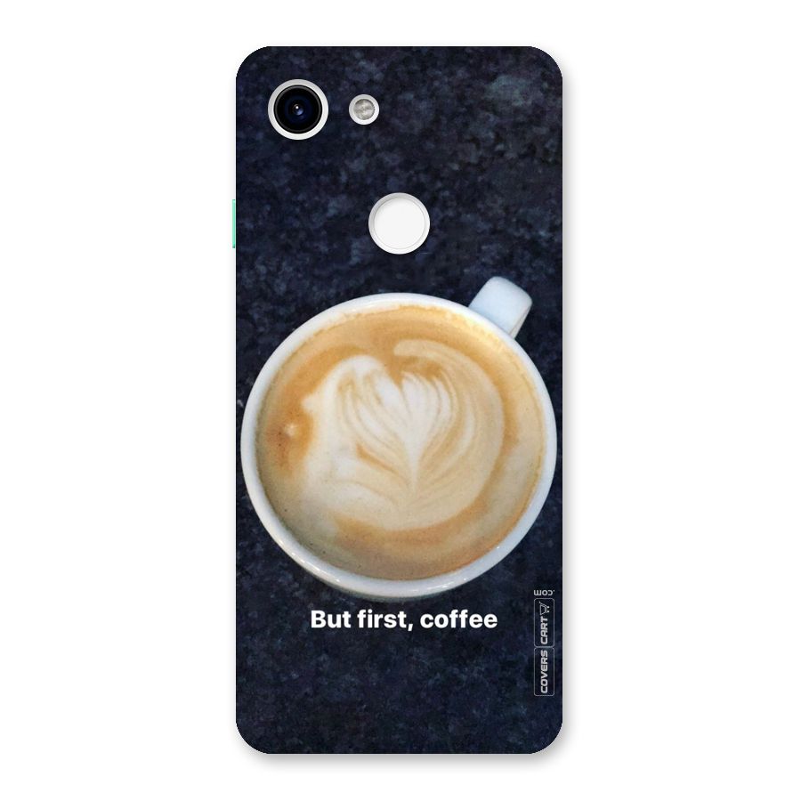 Cappuccino Coffee Back Case for Google Pixel 3