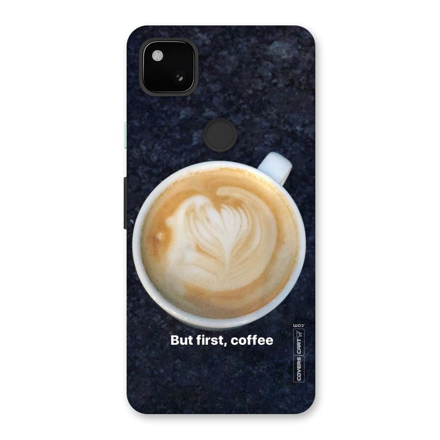 Cappuccino Coffee Back Case for Google Pixel 4a