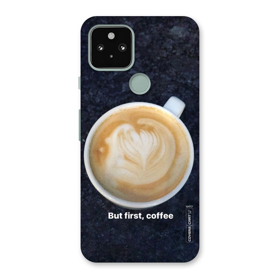 Cappuccino Coffee Back Case for Google Pixel 5