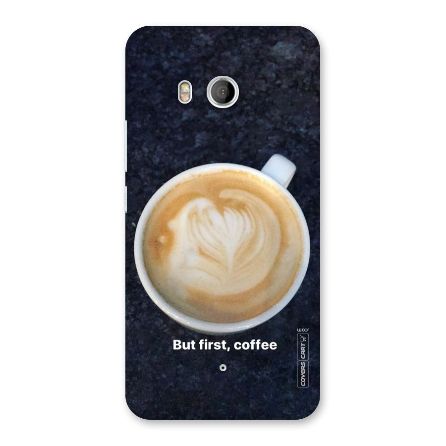 Cappuccino Coffee Back Case for HTC U11