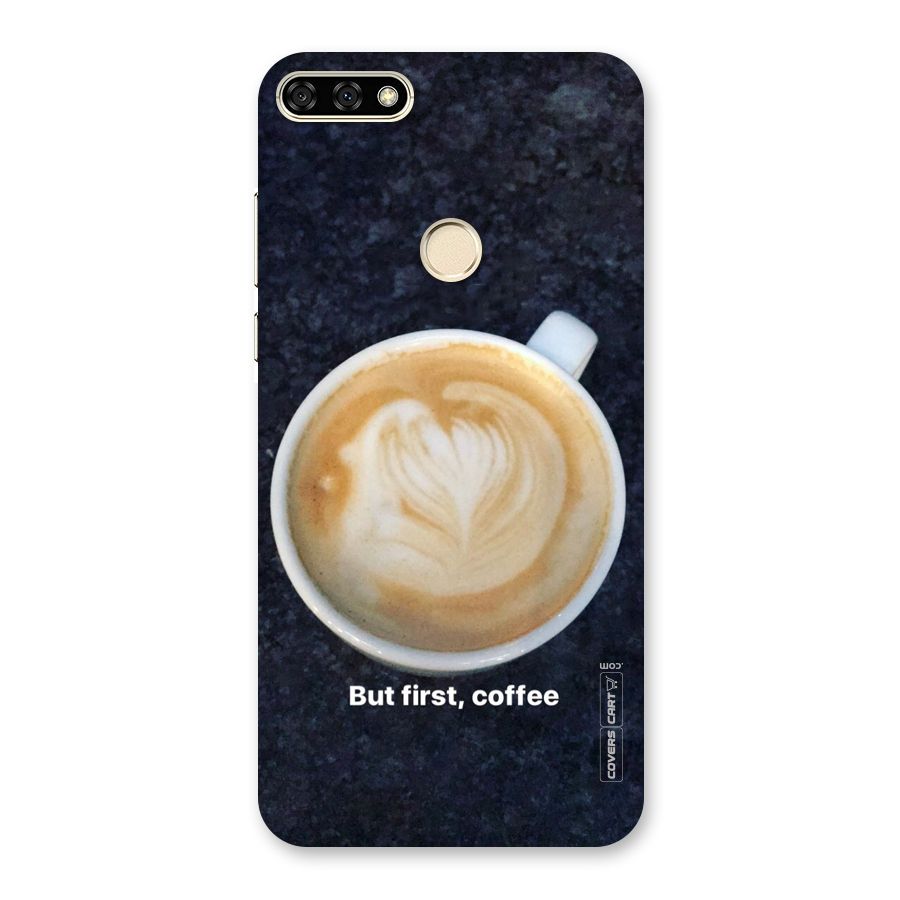 Cappuccino Coffee Back Case for Honor 7A