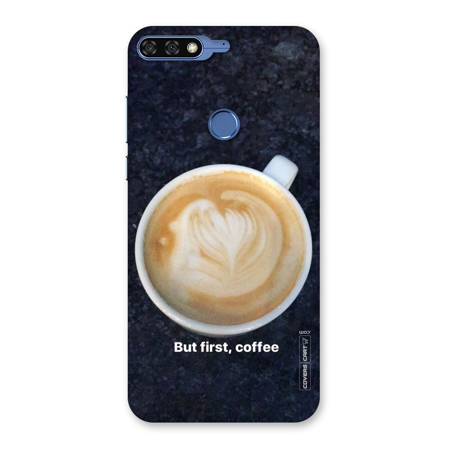Cappuccino Coffee Back Case for Honor 7C