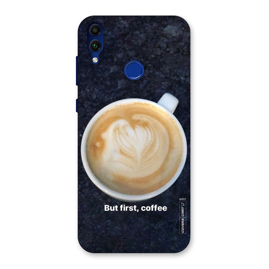 Cappuccino Coffee Back Case for Honor 8C