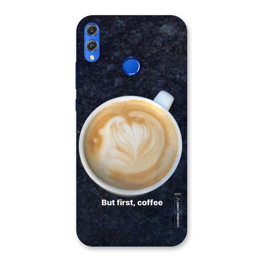 Cappuccino Coffee Back Case for Honor 8X
