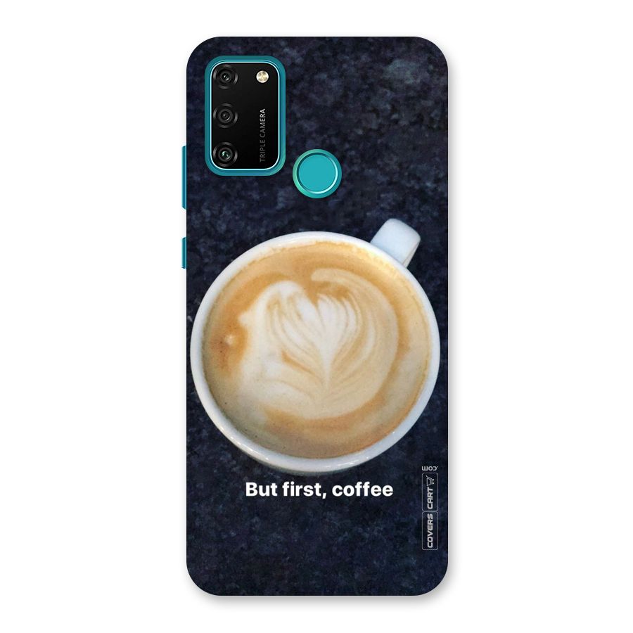 Cappuccino Coffee Back Case for Honor 9A