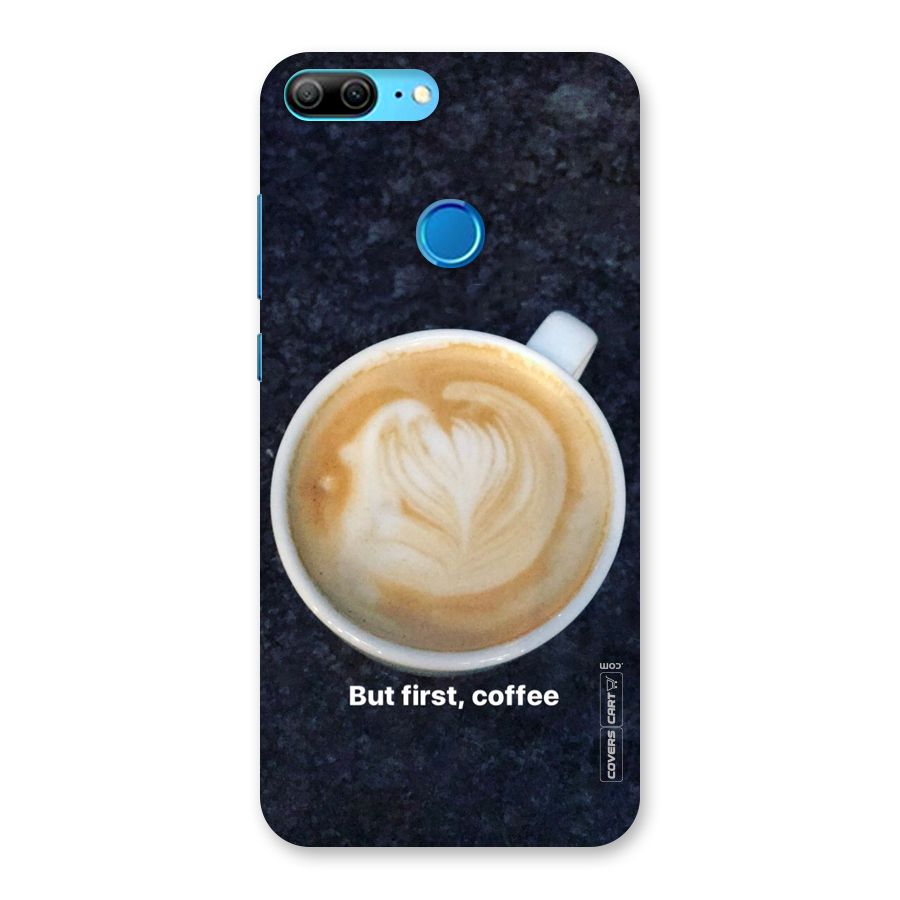 Cappuccino Coffee Back Case for Honor 9 Lite