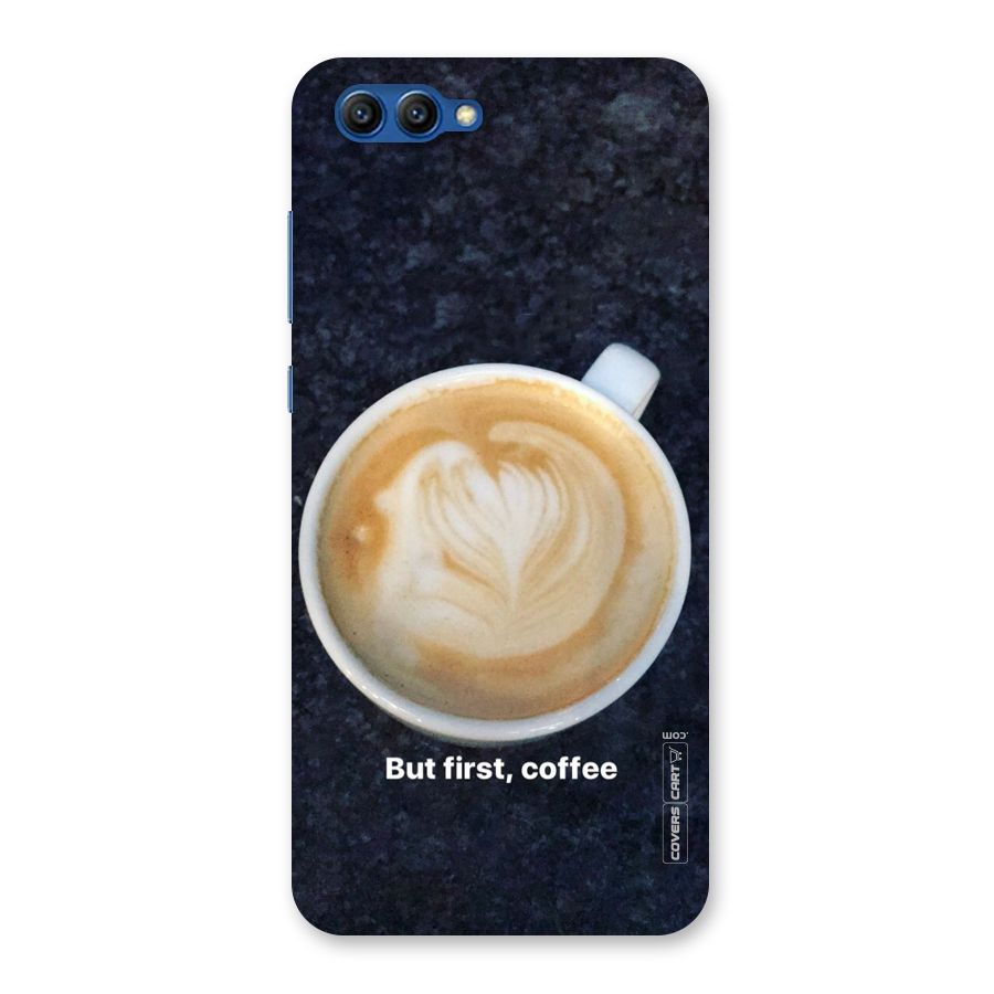 Cappuccino Coffee Back Case for Honor View 10