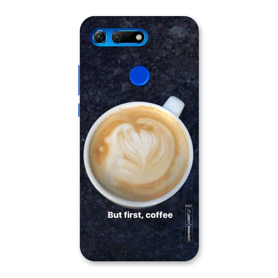 Cappuccino Coffee Back Case for Honor View 20