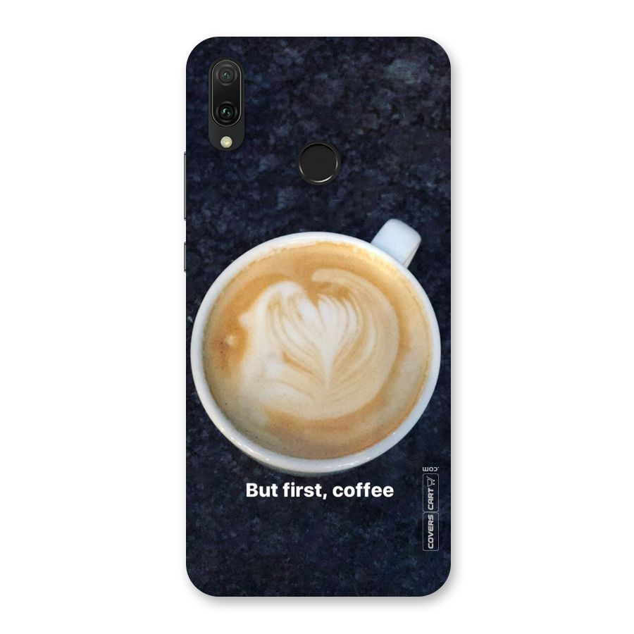 Cappuccino Coffee Back Case for Huawei Y9 (2019)