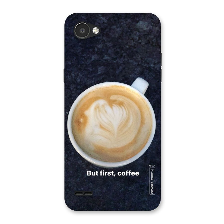 Cappuccino Coffee Back Case for LG Q6