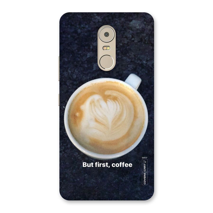 Cappuccino Coffee Back Case for Lenovo K6 Note