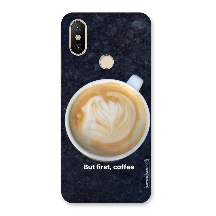 Cappuccino Coffee Back Case for Mi A2