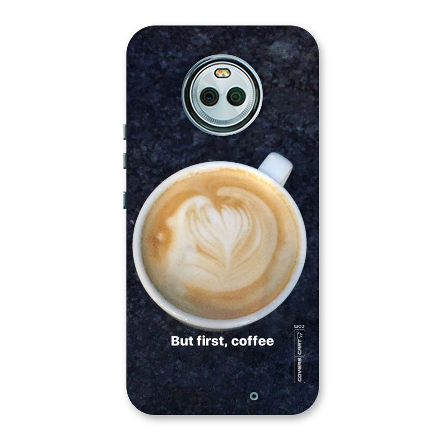 Cappuccino Coffee Back Case for Moto X4