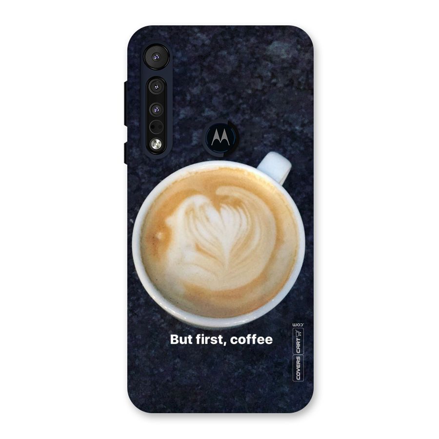 Cappuccino Coffee Back Case for Motorola One Macro