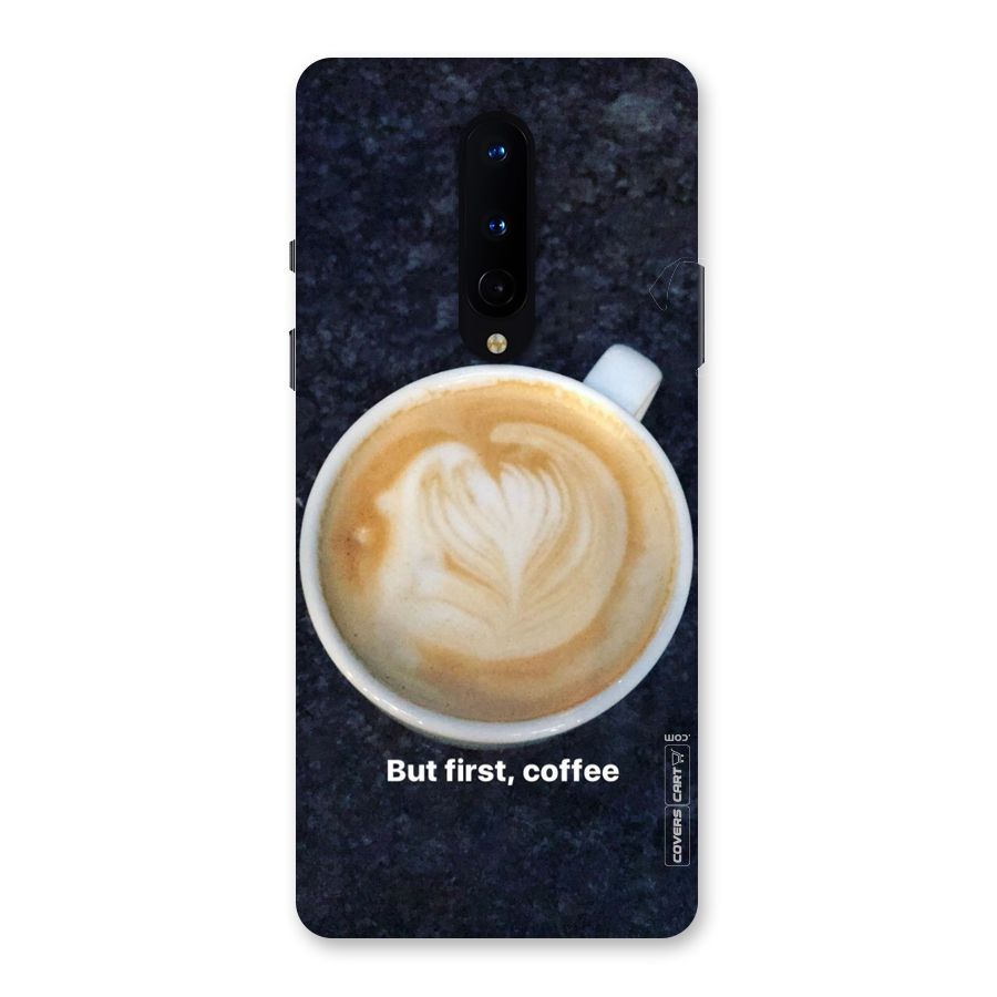 Cappuccino Coffee Back Case for OnePlus 8