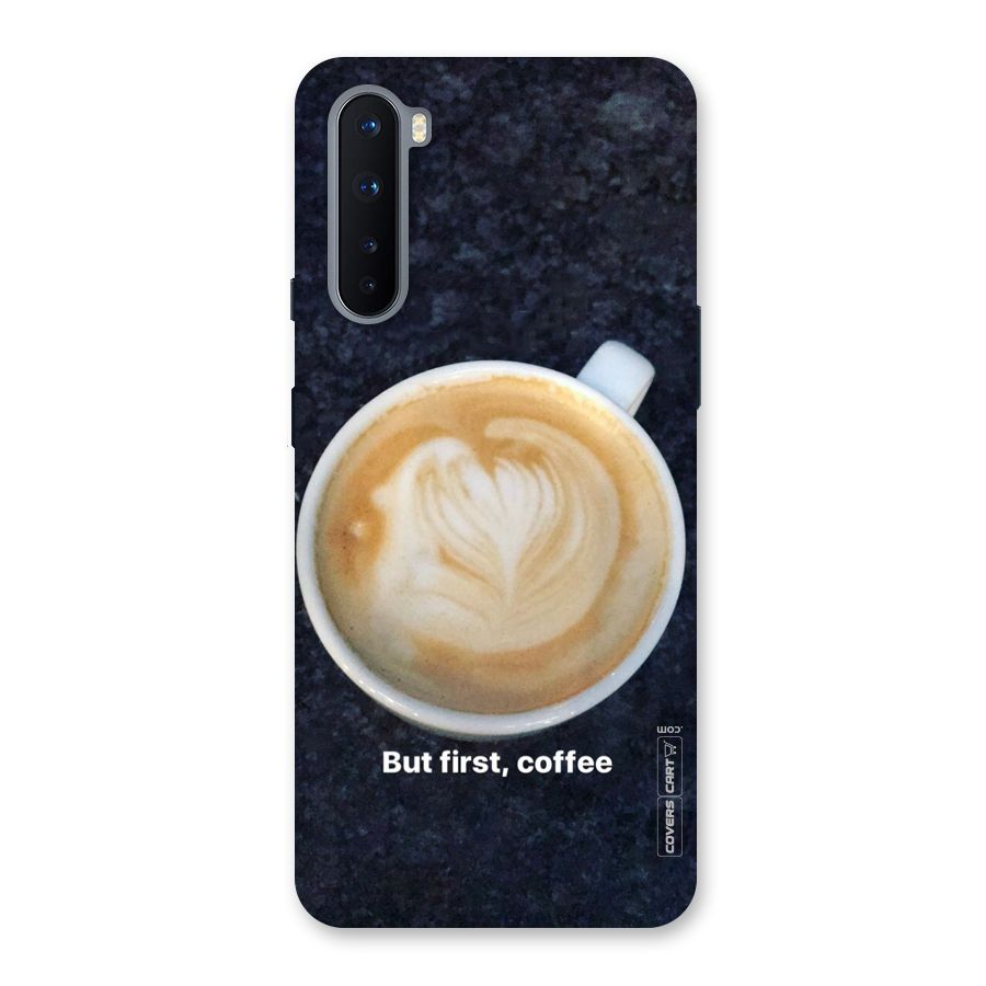 Cappuccino Coffee Back Case for OnePlus Nord