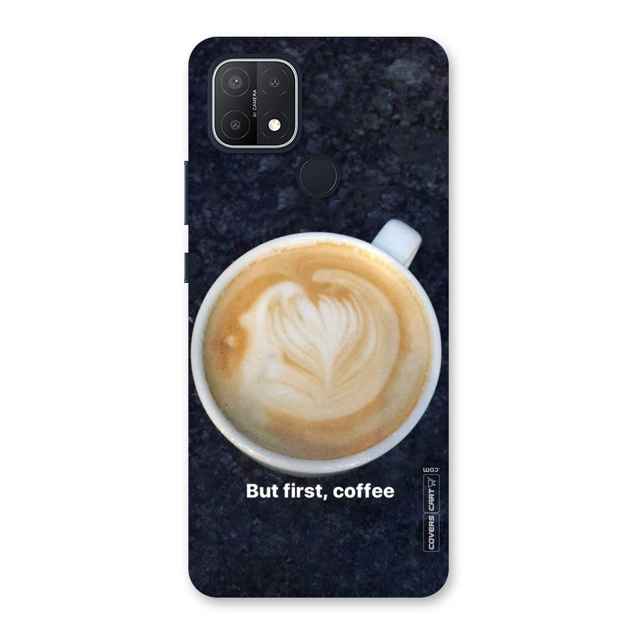 Cappuccino Coffee Back Case for Oppo A15s