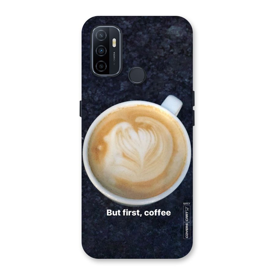 Cappuccino Coffee Back Case for Oppo A32